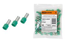 Наконечник-гильза Е16-12 16мм2 с изолированным фланцем (100шт)  TDM