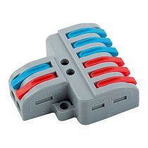 GTER7-26 Клемма универсальная 222-426 монтажная разветвительная 2х6 проводов General 40/2000