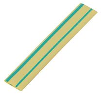 Трубка термоусадочная GHS-30-15-YG, 30/15мм, Желто-зеленая, 1м
