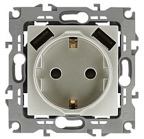 Розетка с USB ЭРА 12 12-4109-15 5В-3А перламутр со шторками