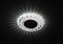 Светильник ЭРА DK LD18 SL PK/WH декор cо светодиодной подсветкой MR16, прозрачный розовый