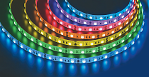 Лента светодиодная Navigator NLS-3528RGB60-4.8-IP20-12V-Pro R5 4.8Вт/м уп. 5м