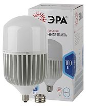 Лампа светодиодная ЭРА STD LED POWER T160-100W-4000-E27/E40 колокол нейтральный белый свет