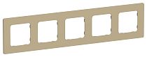 FLITE Рамка 5-местная РУ-5-К-ФлХ хаки IEK
