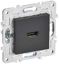 SKANDY Розетка HDMI SK-H01T титан IEK SKANDY Розетка HDMI SK-H01T титан IEK