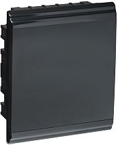 Корпус модульный пластиковый ЩРВ-П-24 IP41 встраиваемый PRIME черный  IEK