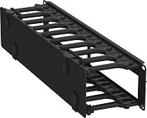 ITK Кабель-органайзер горизонтальный 19" 2U черный РФ IEK
