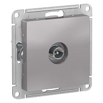 AtlasDesign Алюминий Розетка TV проходная 4DB Systeme Electric (Schneider Electric)