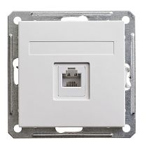 Wessen 59 Белый Розетка телефонная одинарная RJ11 Systeme Electric (Schneider Electric)