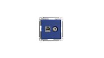 AtlasDesign Аквамарин Розетка TV+RJ45 кат 5E Systeme Electric (Schneider Electric)