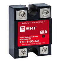 Реле твердотельное однофазное RTP-60-AA EKF PROxima Реле твердотельное однофазное RTP-60-AA EKF PROxima