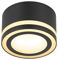 Светильник настенно-потолочный спот ЭРА OL51 BK GX53 IP20 черный