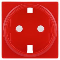 Накладка для розетки ЭРА 12 12-6301-23 на 12-2101, 12-2102, 14-2101, 14-2102 сменная красный