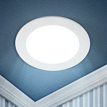 Светильник встраиваемый ЭРА LED 1-24-6K круглый 24W 220V 6500K