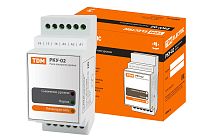 Реле контроля уровня РКУ-02-1нас/1рез/2ур/3датч-230/400В-DIN (без датчиков)  TDM