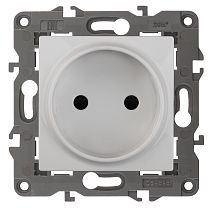 Розетка ЭРА Elegance 14-2105-01 16А 250В белый без заземления