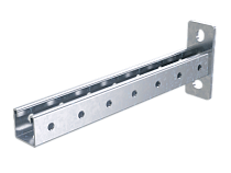 Консоль одиночная, 41х41, осн.200 мм, горячеоцинкованный DKC