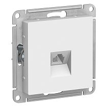 AtlasDesign Белый Розетка телефонная RJ11 Systeme Electric (Schneider Electric)