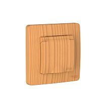 Blanca С/У Ясень Розетка с заземляющим контактом,со шторками,с крышкой, IP44,16А, 250В Systeme Electric (Schneider Electric)