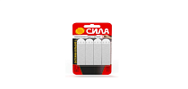 Застежки СИЛА SHS-P20L-W4 L большие 4 пары нагрузка на 1 пару 2 кг (1,9х9,2см)