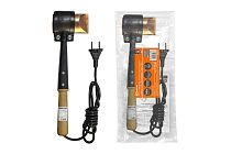 Паяльник ЭПСН-200, "Топорик", деревянная ручка, мощность 200 Вт, 230 В, подставка, "Рубин"  TDM