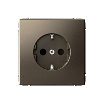 ARTGALLERY РОЗЕТКА с заземлением со шторками, 16А, механизм, быстрозажим. клем., МОККО