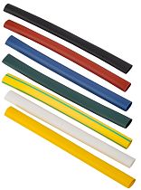 Набор трубок термоусадочных ТТУ нг-LS 6/3мм L=100мм 7 цветов (21шт/упак)  IEK