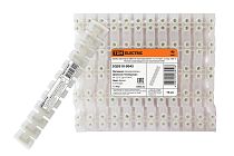 Зажим винтовой ЗВИ-30 полипропилен 1,5-10мм2 12пар 100°С белый (индивидуальная упаковка)  TDM