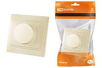 Светорегулятор поворотный RL 600 Вт сл. кость "Таймыр"  TDM