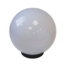Светильник садово-парковый ЭРА НТУ 02-100-351 Шар белый, напольный D350mm, Е27