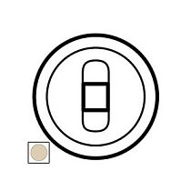 Центральная плата для розетки аудио бежевая Celiane Legrand