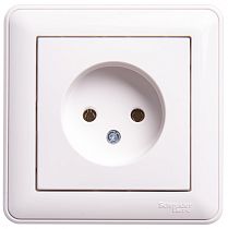 Wessen 59 Белый Розетка без заземления, 16А (в сборе с рамкой) Systeme Electric (Schneider Electric)