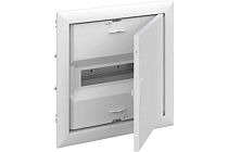 UK612E2 Шкаф внутреннего монтажа на 12М с винтовыми N/PE ABBс дверью,