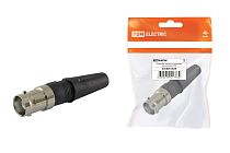 Гнездо BNC под винт с колпачком, инд. упаковка  TDM