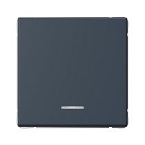 ARTGALLERY 1-клавишный ВЫКЛЮЧАТЕЛЬ КНОПОЧНЫЙ с подсв., 10А, механизм, ГРИФЕЛЬ