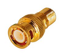 Переход гнездо F - штекер BNC GOLD REXANT