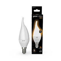 Лампа светодиодная Gauss Свеча на ветру E14 9,5Вт 890lm 3000K