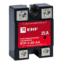 Реле твердотельное однофазное RTP-25-AA EKF PROxima Реле твердотельное однофазное RTP-25-AA EKF PROxima