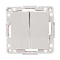 Стокгольм Механизм Выключателя 2-кл. 10А в/к белый EKF PROxima Стокгольм Механизм Выключателя 2-кл. 10А в/к белый EKF PROxima
