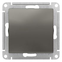 AtlasDesign Сталь 1-клавишный ВЫКЛЮЧАТЕЛЬ 2-полюсный, 10А, механизм Systeme Electric (Schneider Electric)