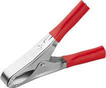 Зажим ОНЛАЙТ 90 180 OAC-15A-75-R25 (крокодил, крас, 15 А, упаковка 25шт)