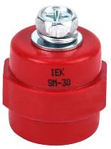 Изолятор SM30 силовой с болтом IEK Изолятор SM30 силовой с болтом IEK