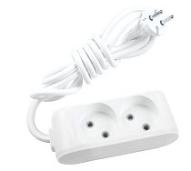 Удлинитель 2 гнезда х 2 метра без заземления белый X-TENDIA Panasonic WLTB02222WH
