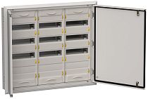 Корпус металлический TITAN 5 ЩРв-144 (3х48) 755х885х130мм IP31 серый (две двери)  IEK
