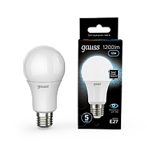 Лампа светодиодная Gauss A60 12Вт E27 1200lm 4100K