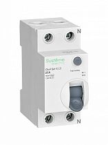Выключатель дифференциального тока (ВДТ) City9 Set Systemе Electric 2-полюсный 25А 2P 30мА Тип-AC 230В Systeme Electric (Schneider Electric)