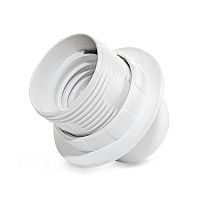 Патрон UNIVERSAL Е27 люстровый термопластик 4А 250В индивидуальная упаковка