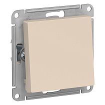 AtlasDesign Бежевый Переключатель 1-клавишный , сх.6, 10АХ Systeme Electric (Schneider Electric)