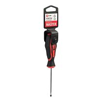 Отвертка Master SL3.5x75 мм EKF Basic Отвертка Master SL3.5x75 мм EKF Basic