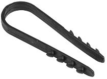 Дюбель хомут 11-18мм нейлон черный  IEK